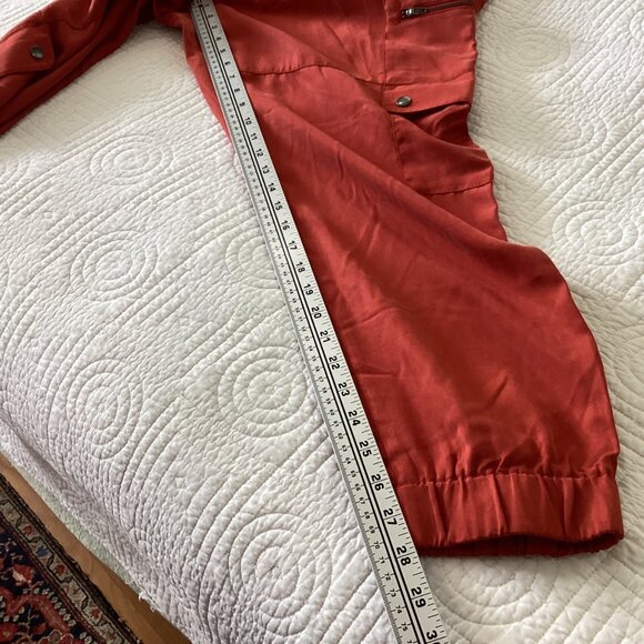 Banana Republic orange Cargo Jogger Pants Size L 100% Tencel Lyocell - Picture 10 of 13